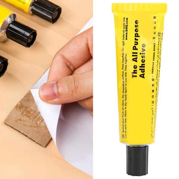 35ml Superlim Transparent Multifunktionellt Starkt Lim för Tyg Läderhantverk