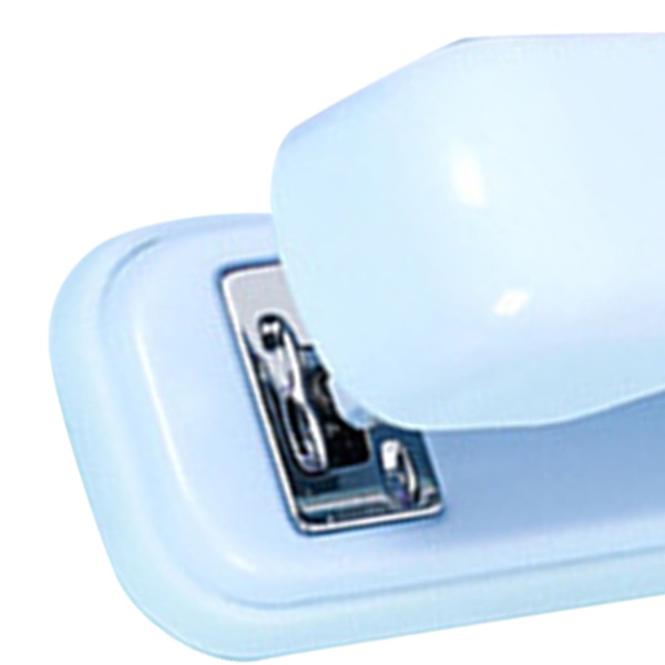 Kontor stiftemaskin for 24/6 26/6 60mm dybde Ergonomisk uanstrengt skrivebordsstifter for studentlærer himmelblå