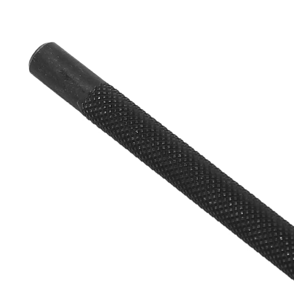Læder Slot Punch Sort Stål Læder Fin Poleret Flad Spids Hul Puncher3mm