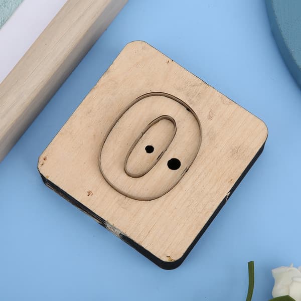 Cutter Dies Skimmel Læder Tilbehør DIY Håndlavede Kits med Jernblad til Håndværkssamling (Nummer 0)
