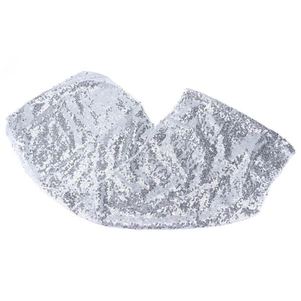 Guld paljett duk stretchig elastisk 2 färger vacker praktisk bröllopsduk för fester dekorationSilver