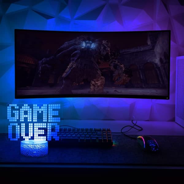 3D Gamepad Nattlampe (3 Mønstre) Spillkontroller Konsoll I