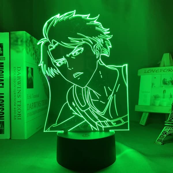 Anime Attack on Titan 3D nattlys for barn - Manga Attack on Titan figurgaver til animefans