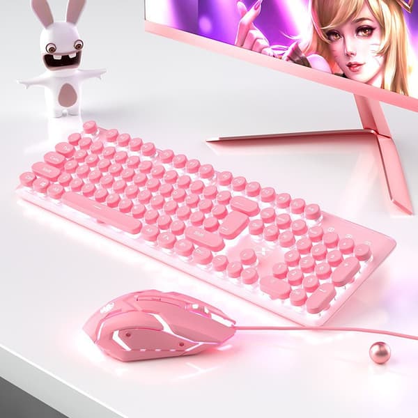 Trådløs mus oppladbar mekanisk gaming spill Bluetooth