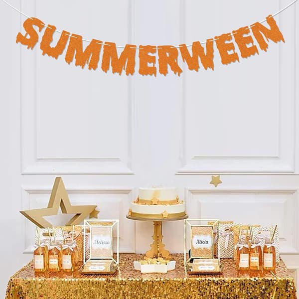 Summerween Banner – Sommer Halloween Festdekor