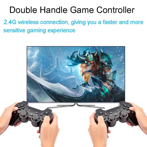 2.4G trådløs spilcontroller trådløs gamepad joystick behageligt computertilbehør
