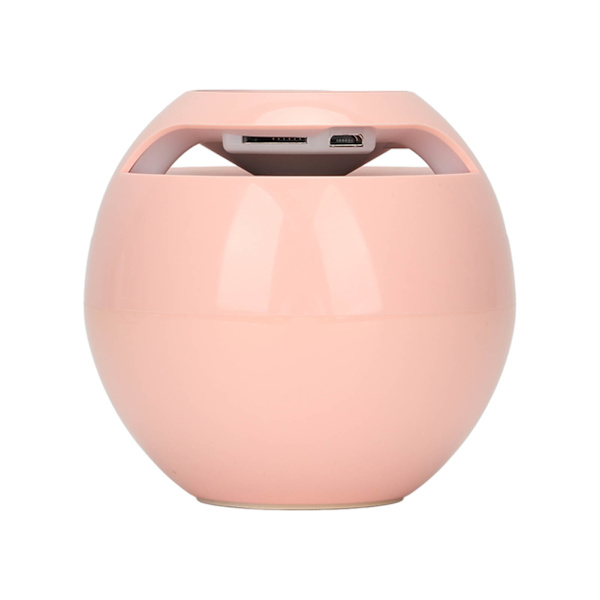 Bluetooth-vækkeurhøjttaler Farverig Mini Bærbar Husholdnings Trådløs FM-radio Med Stemmemeddelelser Pink