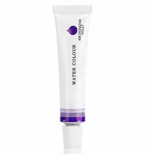 12 stk. lilla akvarelmaling pasta pigment blæk aluminium tube 12ML øve tegning kunstmaterialer