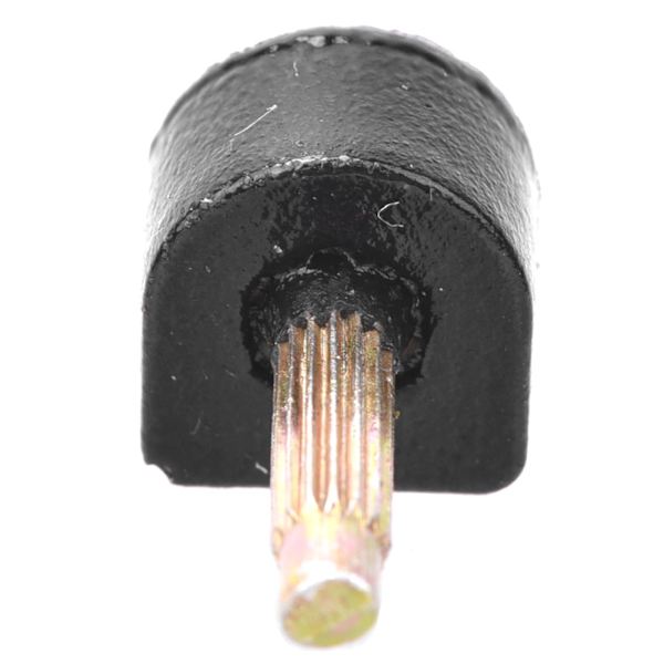 20 st höga klackar spets svart TPU järn U-typ skor reparation ersättningssatser tillbehör606A(12MMx12MM)