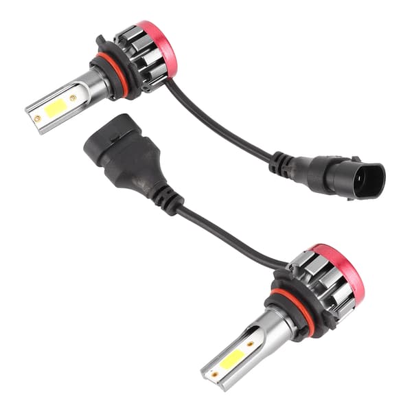 Par LED-pærer for tåkelys frontlys 3000LM 30W EV19 9006/HB4 Vanntette Lime-belysning