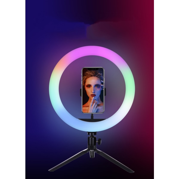 26CM Rgb Led Ring Light Circle Light  För Live Sändning Ma