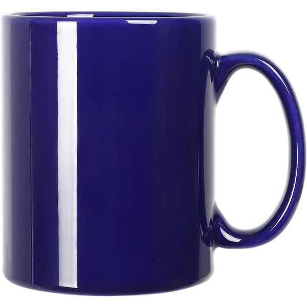 12 OZ Extra Stor Keramik Kaffe Mugg, Klassisk Porslin Supe