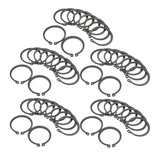 50 stk. AC Kompressor Koblingsaksel Snap Ring 1,5 mm Tykkelse Jern Robust til 507 AC Kompressor