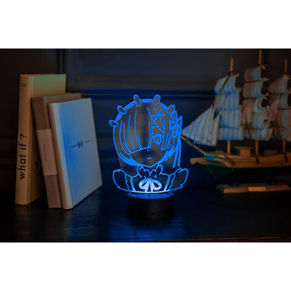 3D Natlamper til Piger Drenge Anime Rem Re Zero Figur Nat