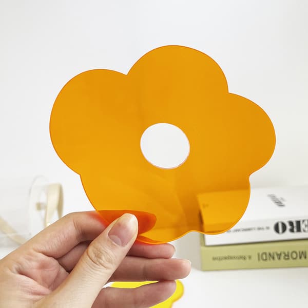 4-pack Underlägg, Underlägg för Drycker Akryl Underlägg Blomma