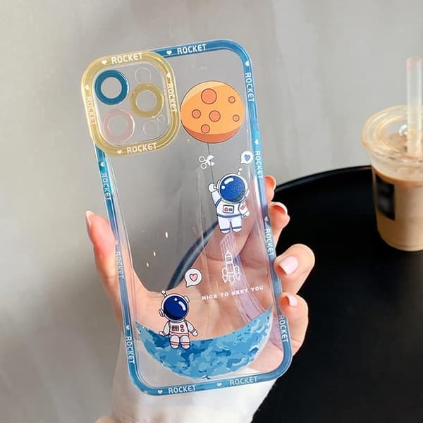 Kompatibel med iPhone 12 Pro Max Gennemsigtigt Cover Kvinder Piger Cu