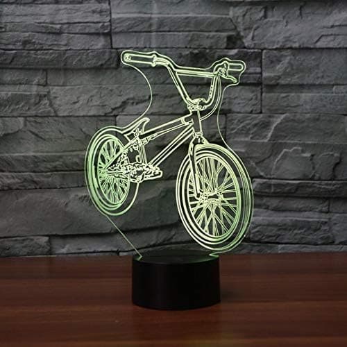 Nattlampe 3D LED Sengelampe BMX Nattlampe Sykkelform USB