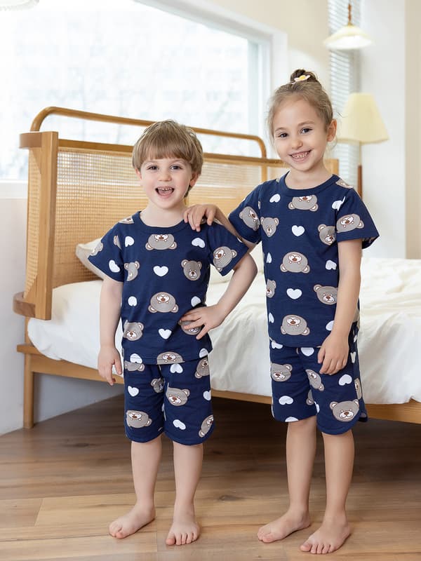 Poikien pyjamat Dinosaur Train -yöasut, lyhyet setit, S(P1001D)