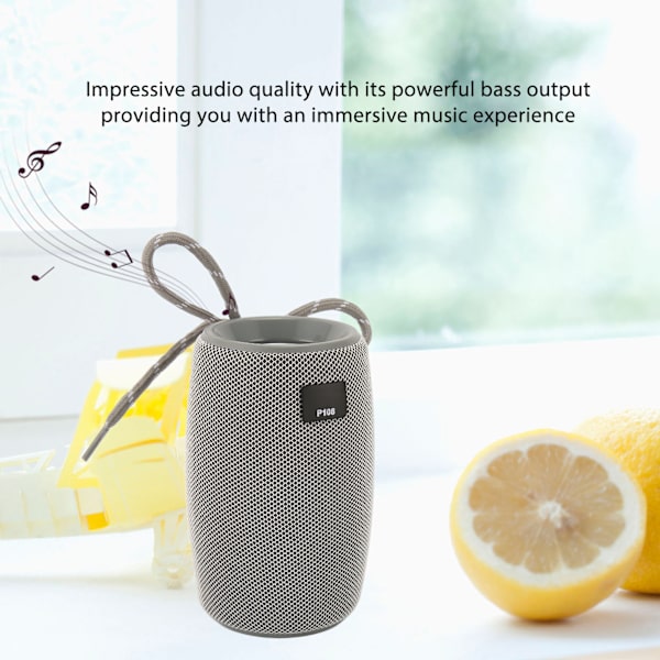 Trådlös Bluetooth-högtalare Lound Stereo Sound Bärbar Subwoofer Basshögtalare för hemfest