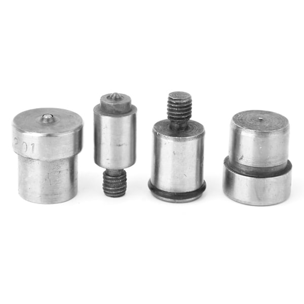 4 stk. Stål Manuel Snap Button Fastener Form til Snap Button Making (201)