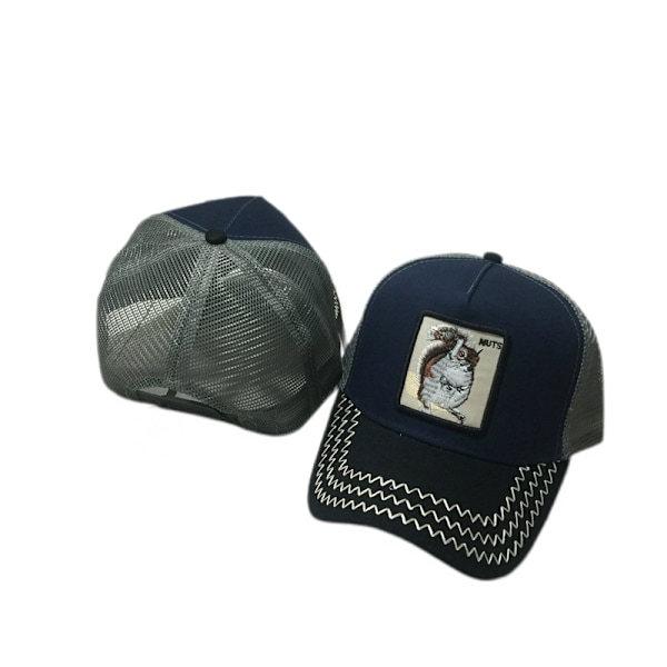 Animalformad broderad basebollkeps mode personlighet hej L