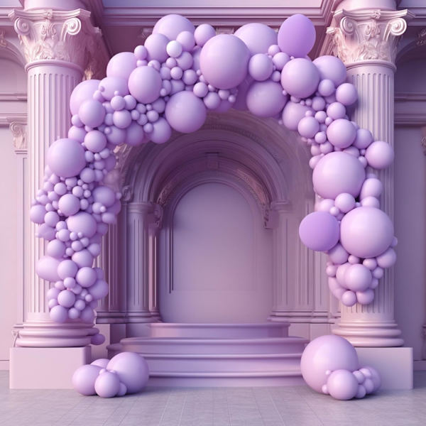 130 stk. Pastel Lilla Balloner Forskellige Størrelser 18\" 12\" 10\" 5\" Ballonbue Girlande Kit Perfekt til Fødselsdagsfest, Graduering, Baby Shower, Bryllup, H Pastel Purple
