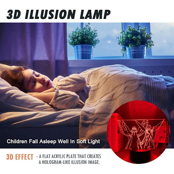 SAO Anime Figur LED Lys Søde Drenge & Piger Julefødsel
