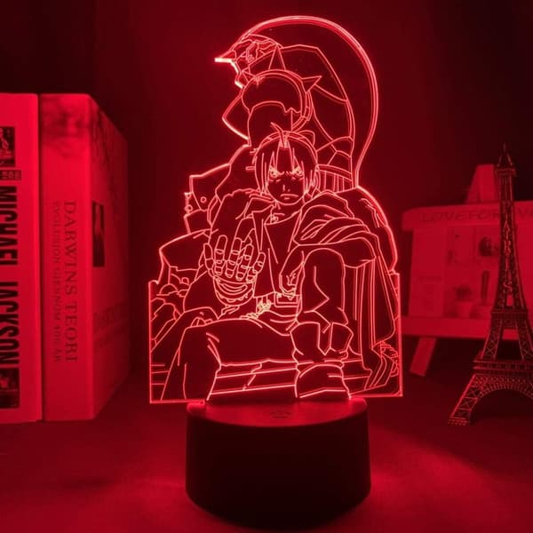 3D Natlampe 7 Farver Skiftende LED Touch Lampe Anime LED Li