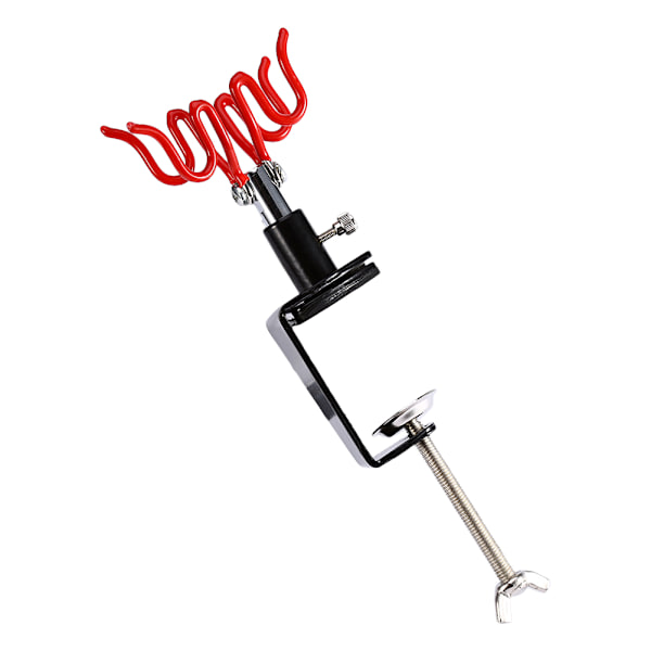 Airbrush-holder for 2x airbrush-pistoler, klemme på stasjonsstativ, deler, hobby