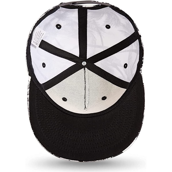 Klassisk Snapback-hatt Hip Hop Flat Bill Visor Cap - Unisex Annons J