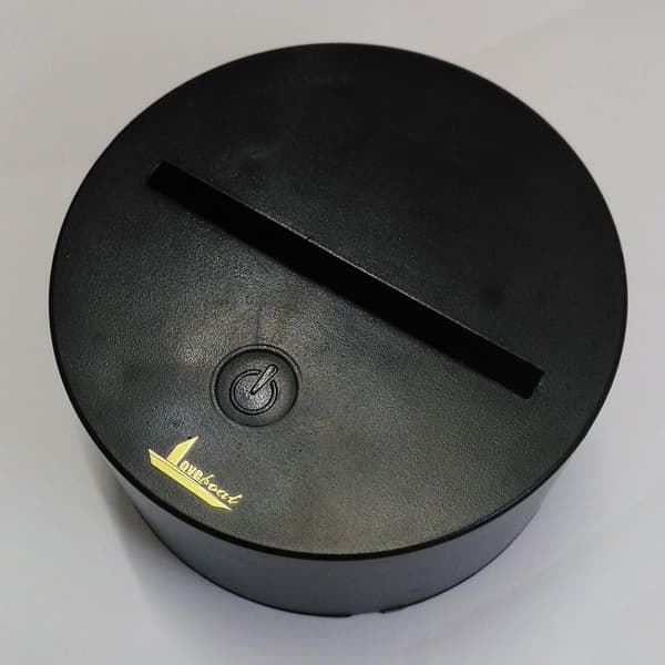 R2-D2 Robot 3D Natlampe LED Illusionslampe Sengelampe Skrivebord Ta