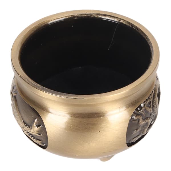 Messing Røgelse Brænder Rustfri Dekorativ Metal Røgelse Brænder Holder med Røgelse Pindeholder Base Bronze