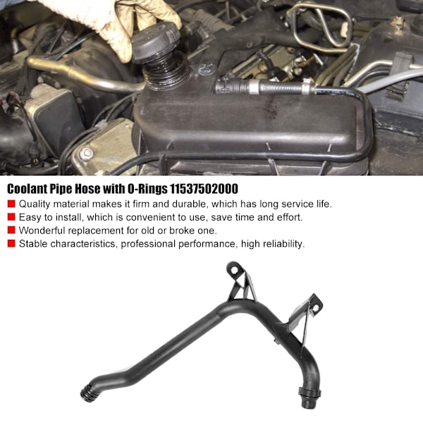Motor Kølemiddelrør Slange med O-ringe Passer til E46 325xi 330xi E83 X3 E53 X5 11537502000
