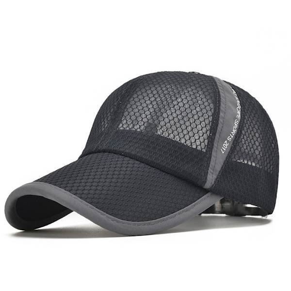 Unisex Andningsbar Full Mesh Baseballkeps Snabbtorkande Löpning h E