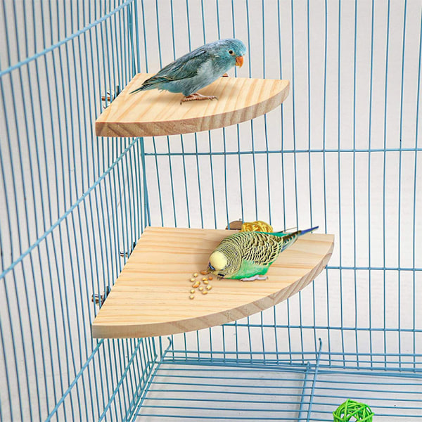 Papegojstation Bräda Papegoja Fäste Lekplats Bur Accessor
