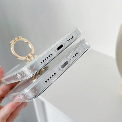 Kompatibel med iPhone 13 Pro Max-deksel, Klar Glitter Bling