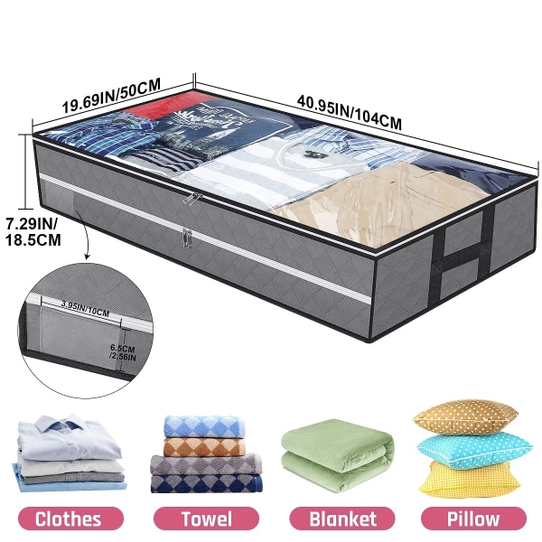 Nestneatly Smartcube Underbed Storage Bag Under-The-Bed Sto