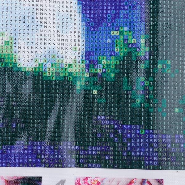 DIY Handgjord Strass Broderi Målning Korsstygns Kit Hantverk Väggdekor (E030 Varg)