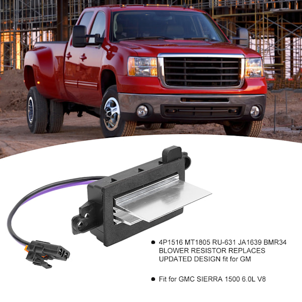 Blæsermodstand - Erstatning for Opdateret 15-80567 - Passer til GMC SIERRA 1500 6.0L V8