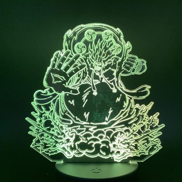 One Piece Luffy 3D Illusion Natlampe Smart Touch, RG
