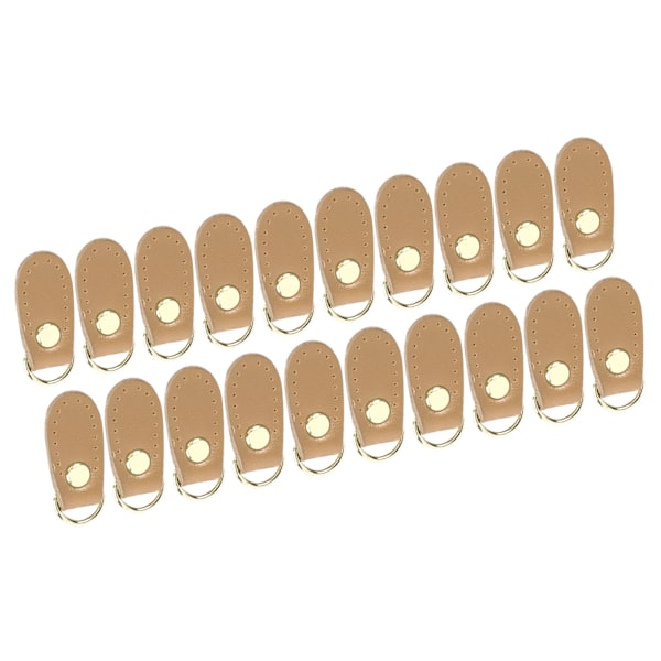 Läder D-ringar Flerfunktions DIY Handväska Sido Clip Spänne med Guld Tillbehör för Väska Tillverkning Tillbehör Beige Guld Tillbehör