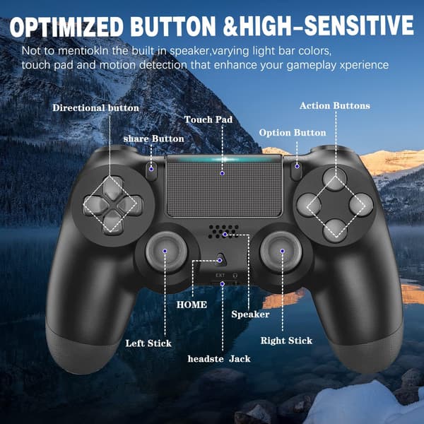 Langaton ohjain PS4:lle, jusubb langaton PS4-ohjain