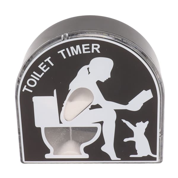 5 minutters toalett-timeglass - morsomt gave til kvinner - assistent for hjemmets tidsstyring