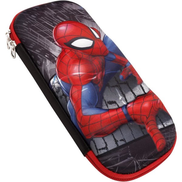 Anime Pencil Case For Boys Hard Shell Superhero Pencil Box Large Capacity Pen Bag Pouch For Kids Cool School Box