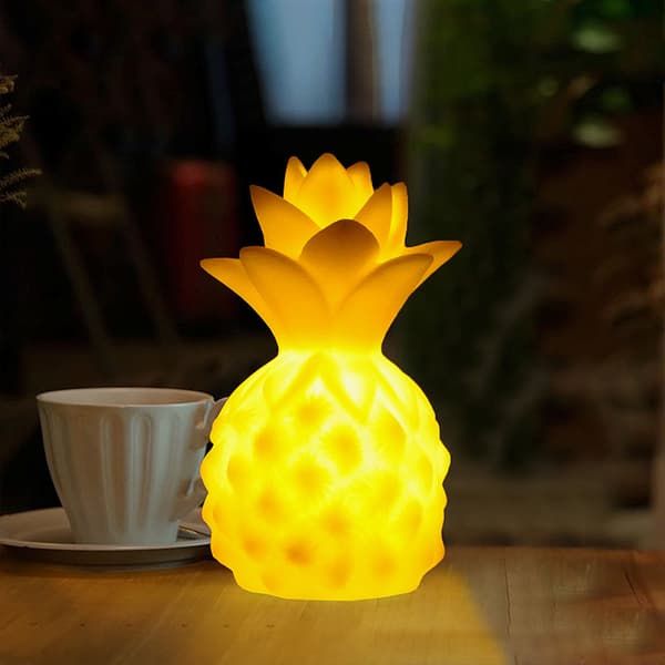 Nattlampe Ananasform Silikon LED Nattlampe Ornament