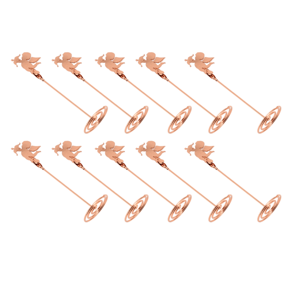 10 stk. bordkortklemmeholder stabil sklisikker holdbar metallbordnummerstativ for bryllupsbankettutstilling