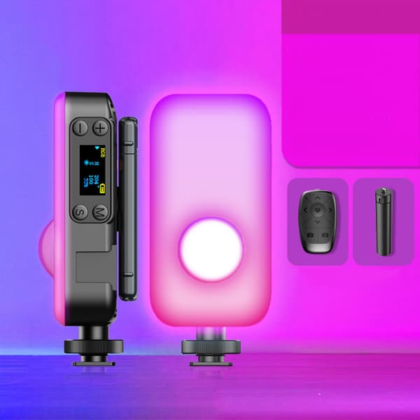 Rgb Led Fyldlys Mini Bærbar Multi-funktion Kamera Fyld