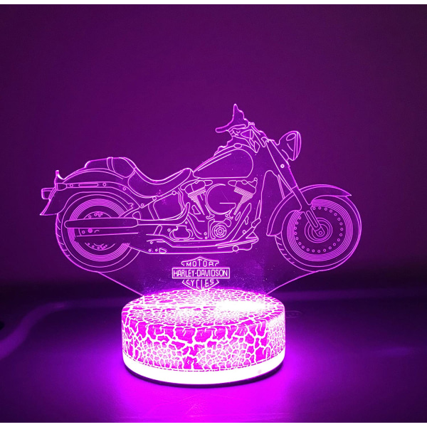 Harley Davidson Motorcykel Lampa Nattljus Presenter 3D 7 Färg 6ec5 | Fyndiq