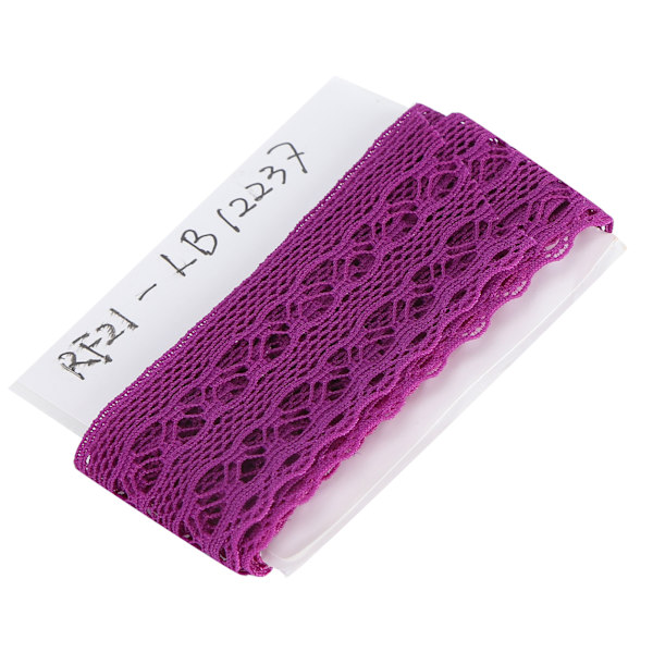 Pitsi Nauha Vaatteet Tarvikkeet Koristelu Käsityöt DIY Materiaalit 10 Jaardia 3cm Leveys Violetti