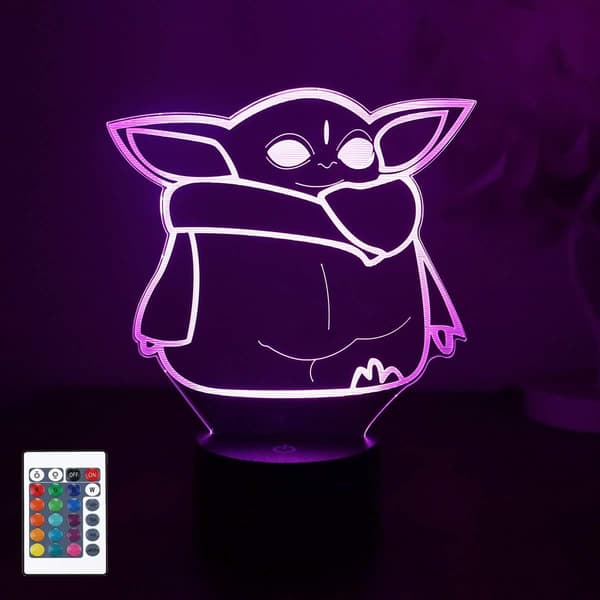 3D Nattlys, Hologram Effekt Led Illusjon Bordlampe, 16
